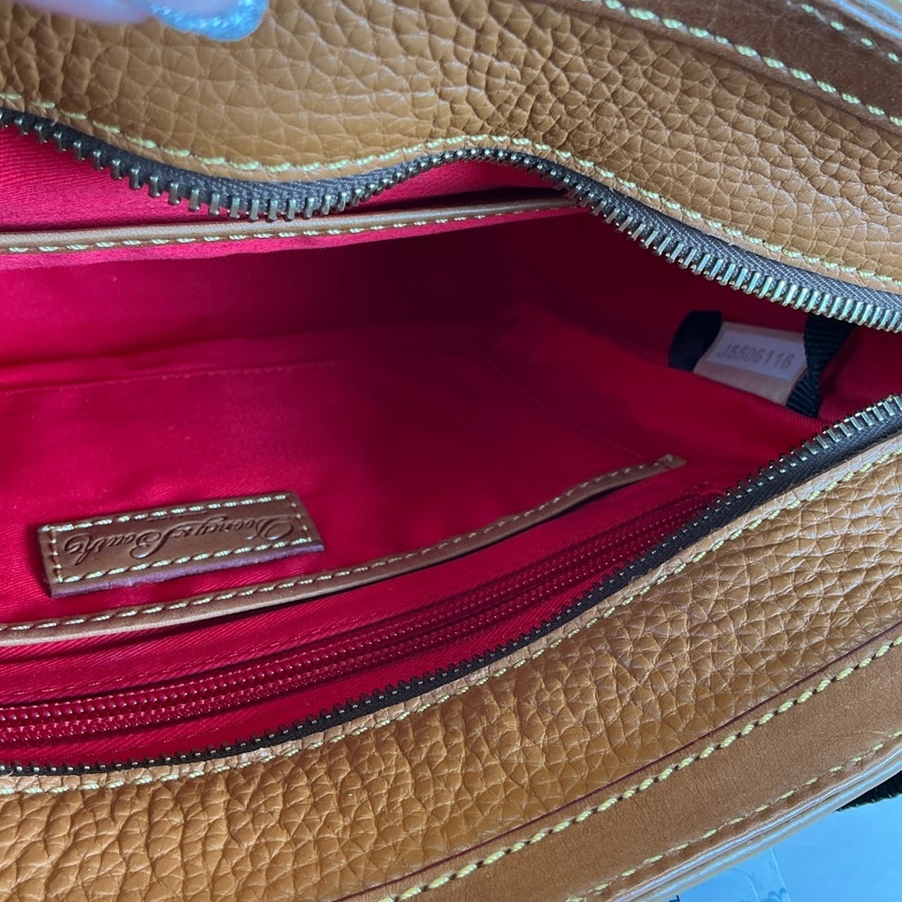 Dooney andβ Bourke Caramel Tan Brown Pocket Satchel Hand Shoulder bag Set NWT - Picture 13 of 13